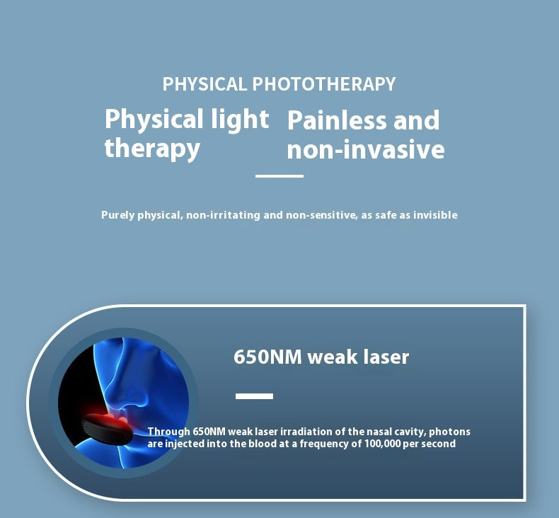 Intelligent Infrared Nasal Relief Device