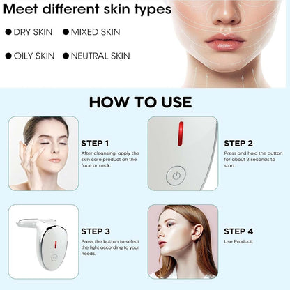 7 Color LED Facial Light Therapy Wand