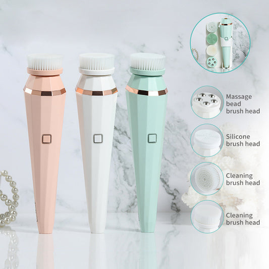 4 In 1 USB Electric Facial Cleansing Brush